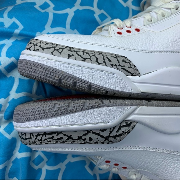 Nike Air Jordan 3 Men’s size 9.5 Retro WHITE CEMENT 2011 Rare sneakers vintage main image 13